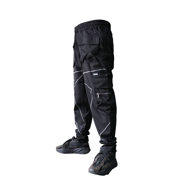 MSGR パンツ / Refrector Piping Zip Cargo Pants