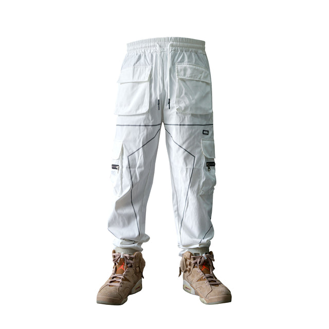MSGR パンツ / Refrector Piping Zip Cargo Pants
