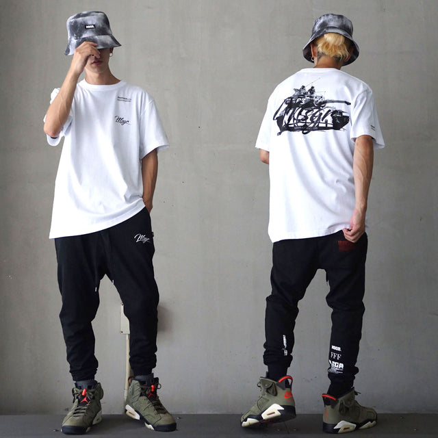 MSGR ジョガーパンツ / STYLISH PONCH JOGGER-BLACK SWORD