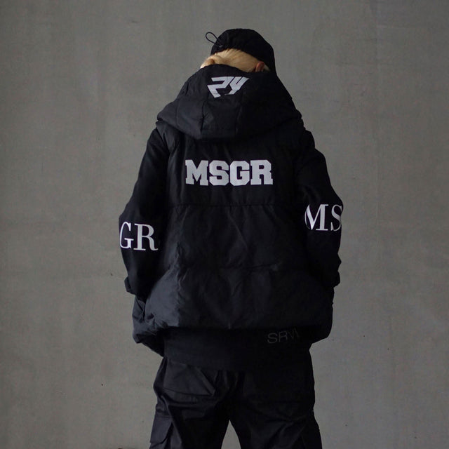 MSGR ベスト / Hood Puff Vest