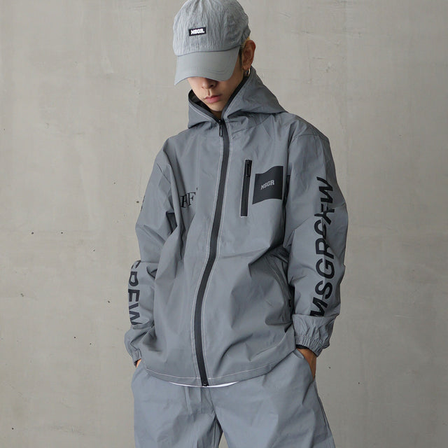 MSGR ジャケット / Refrector Superzip Hood Jacket-B
