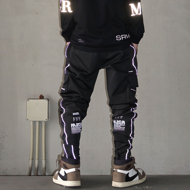 MSGR パンツ / Refrector Piping Cargo Pants