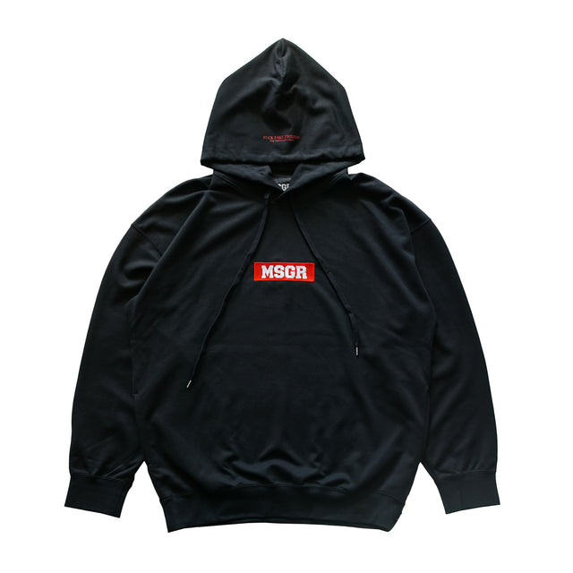 MSGR パーカー / Box Logo EMB Ponch Oversize Pull Hood