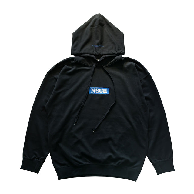 MSGR パーカー / Box Logo EMB Ponch Oversize Pull Hood