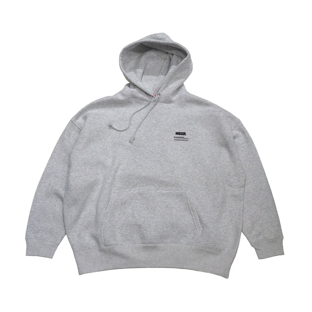 MSGR パーカー / Big MSGR Oversize 12oz Pull Hood
