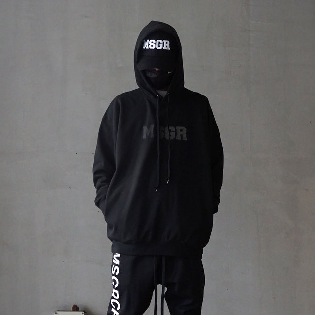 MSGR パーカー / Gradition Logo Ponch Oversize Pull Hood