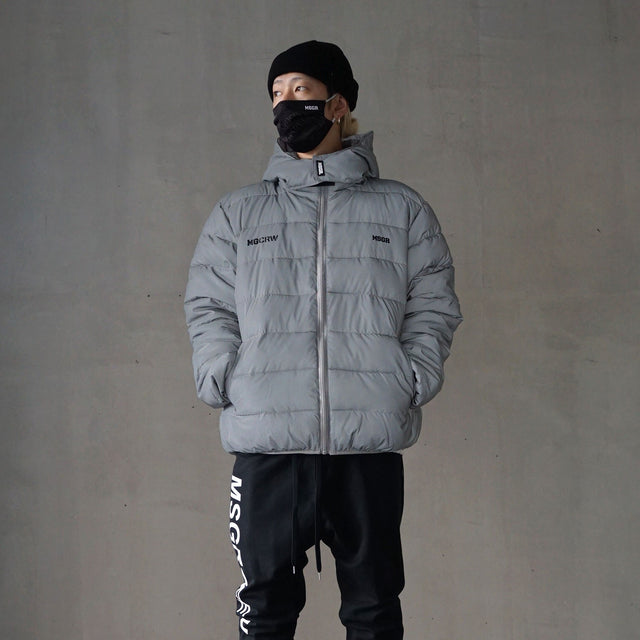 MSGR ジャケット / REFRECTIVE PUFF HOOD JACKET