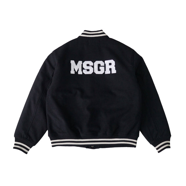 MSGRジャケット / Melton Virsity Jacket