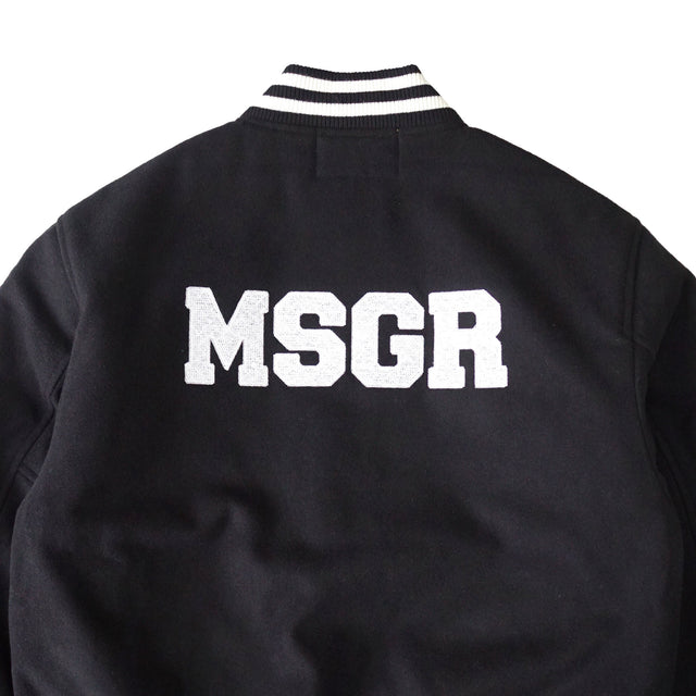MSGRジャケット / Melton Virsity Jacket