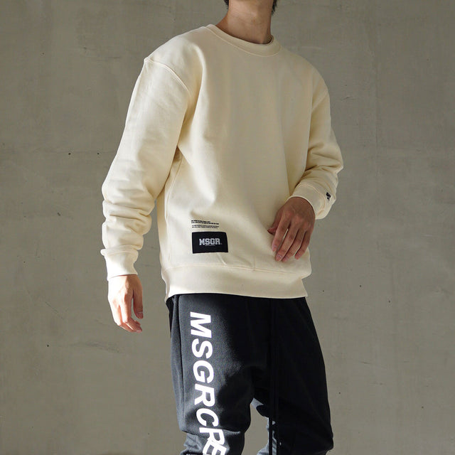 MSGR トレーナー / Big Label 10oz Sweat Crew
