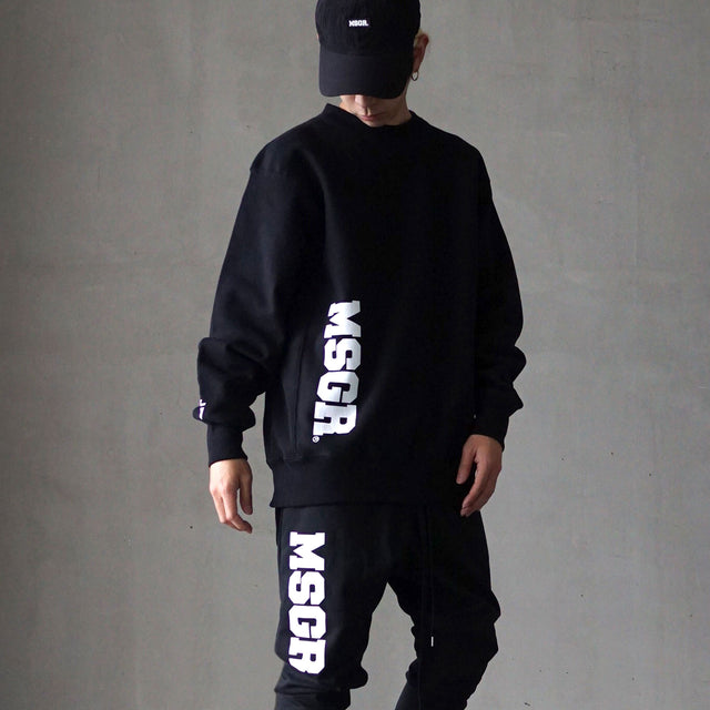 MSGR トレーナー / Virtical Logo 12oz Heavyweight Crew
