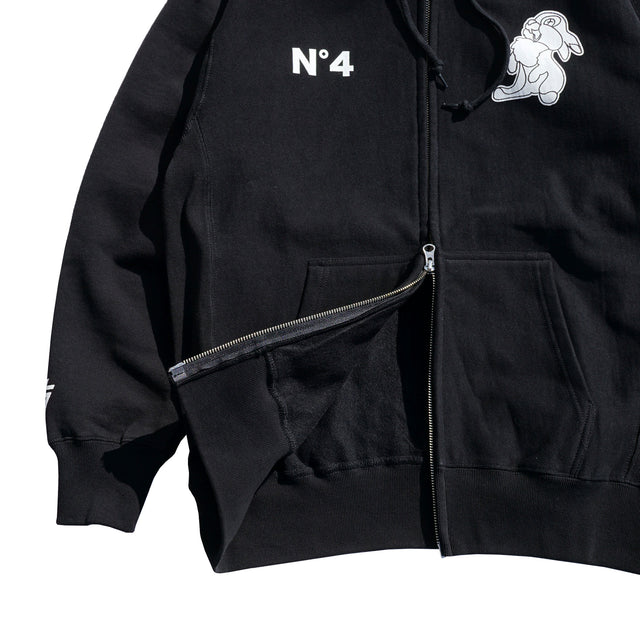 MSGR ジップパーカー / RABITTE 12oz HEAVY WEIGHT ZIP HOOD