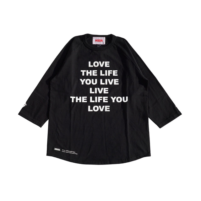 MSGR 七分袖 / LOVE THE LIFE 3/4 SLV