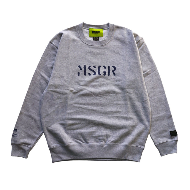 MSGR トレーナー / STENCIL LOGO 10OZ PILE CREW