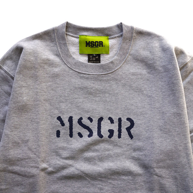 MSGR トレーナー / STENCIL LOGO 10OZ PILE CREW