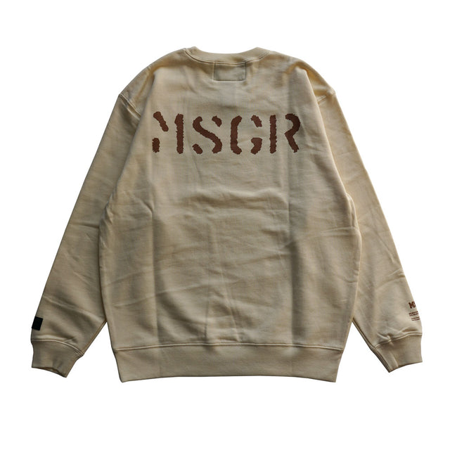 MSGR トレーナー / STENCIL LOGO 10OZ PILE CREW