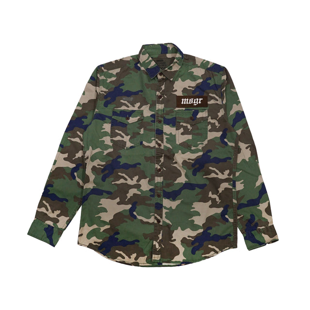MSGRシャツ / CAMOUFLAGE SHIRTS