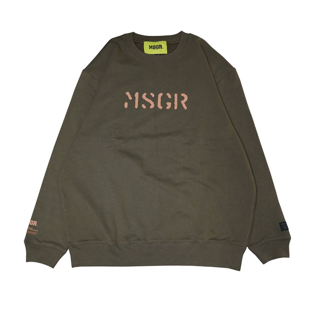 MSGR トレーナー / STENCIL LOGO 10OZ PILE CREW