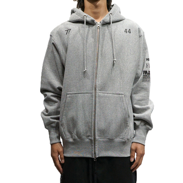 MSGR ジップパーカー / IRIDIUM x MSGR ZIP HOODIE