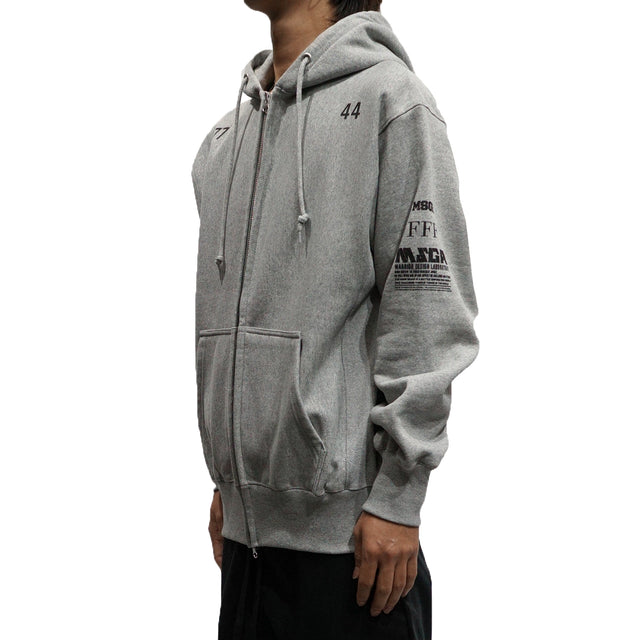 MSGR ジップパーカー / IRIDIUM x MSGR ZIP HOODIE