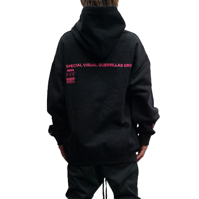 MSGR パーカー / STONE BANG LOGO OVERSIZE POCKET PULL HOOD