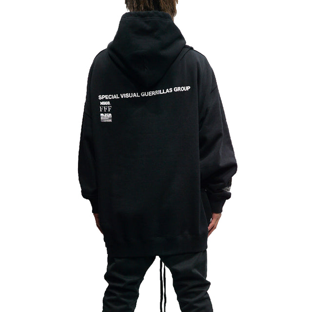 MSGR パーカー / STONE BANG LOGO OVERSIZE POCKET PULL HOOD