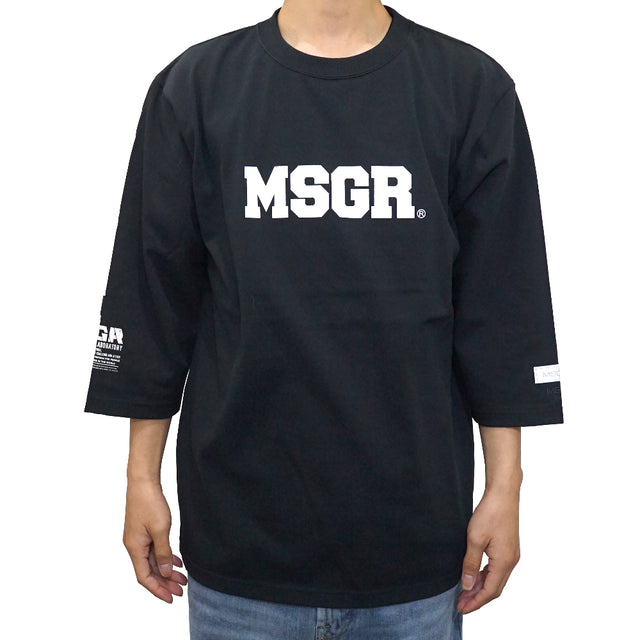 MSGR 七分袖 / BLOCK LOGO 3/4 SLV