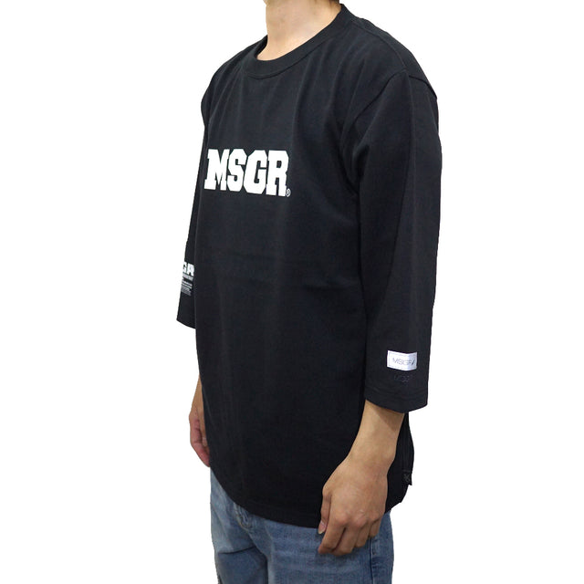 MSGR 七分袖 / BLOCK LOGO 3/4 SLV