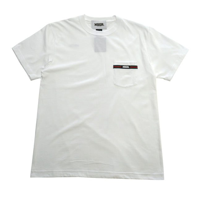 MSGR Tシャツ / LINE TAPE POCKET TEE