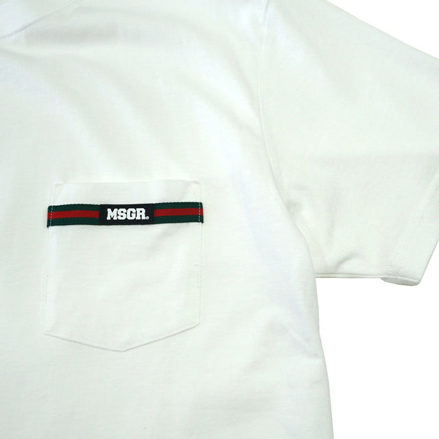 MSGR Tシャツ / LINE TAPE POCKET TEE