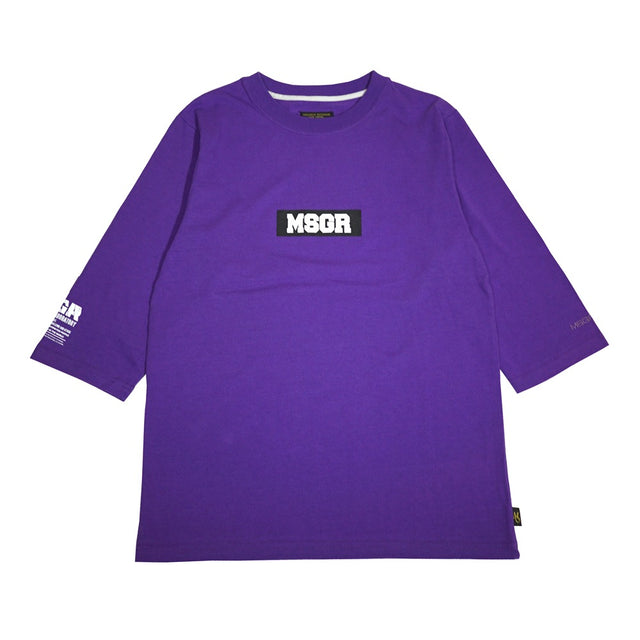 MSGR Tシャツ / BOXIE LOGO 3/4SLV TEE