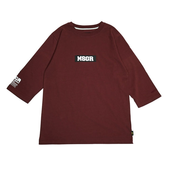 MSGR Tシャツ / BOXIE LOGO 3/4SLV TEE