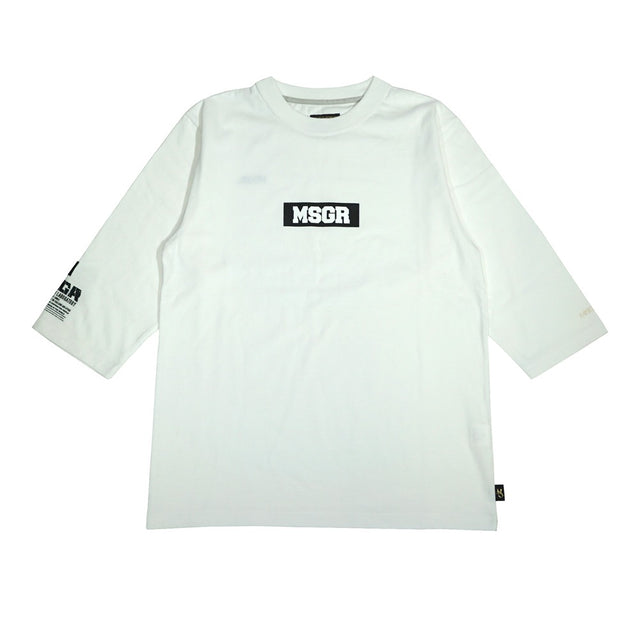 MSGR Tシャツ / BOXIE LOGO 3/4SLV TEE