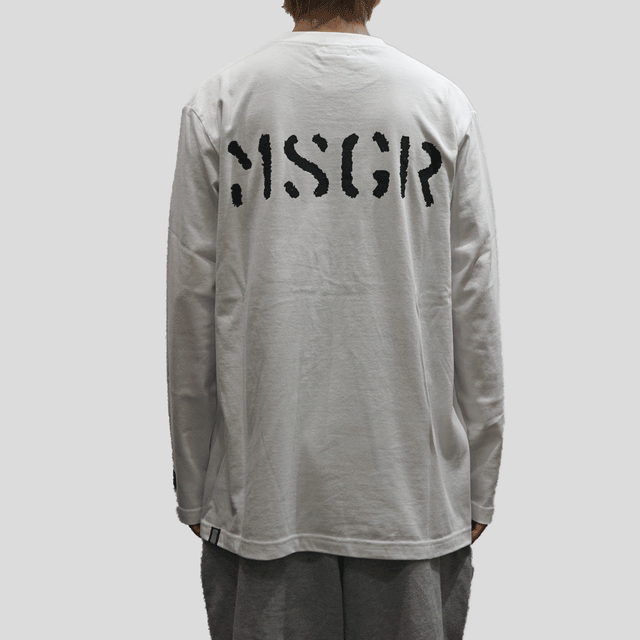 MSGR ロンT / STENCIL LOGO LT