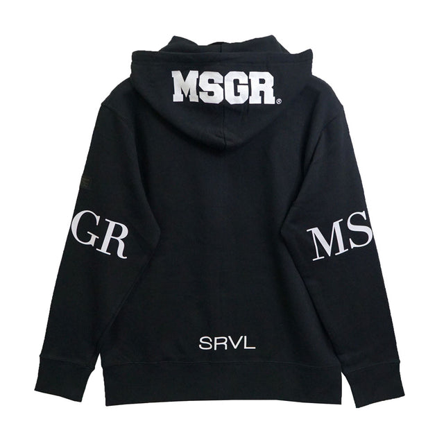 MSGR ジップパーカー / MSGR ON THE ARM ZIP HOOD