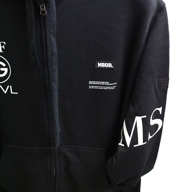 MSGR ジップパーカー / MSGR ON THE ARM ZIP HOOD