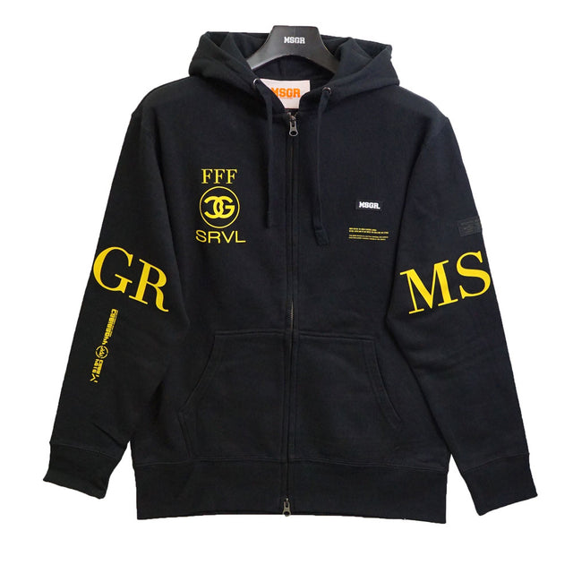 MSGR ジップパーカー / MSGR ON THE ARM ZIP HOOD