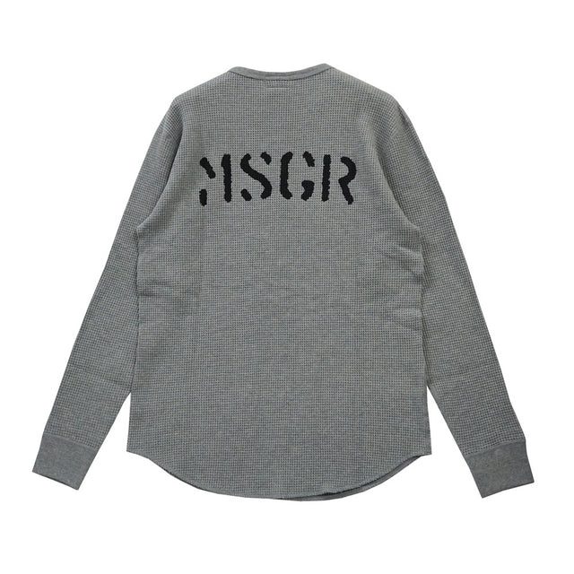 MSGR ロンT / STENCIL LOGO WAFFLE LT
