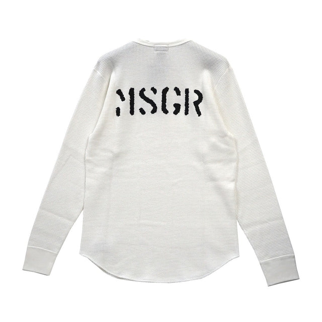 MSGR ロンT / STENCIL LOGO WAFFLE LT