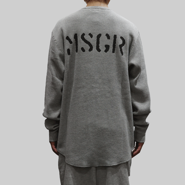 MSGR ロンT / STENCIL LOGO WAFFLE LT