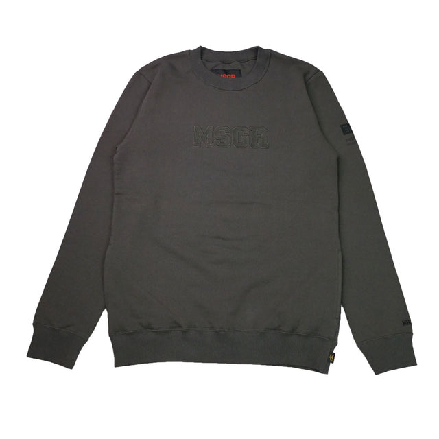 MSGR トレーナー / EMBLOID 18 LOGO STYLISH CREW