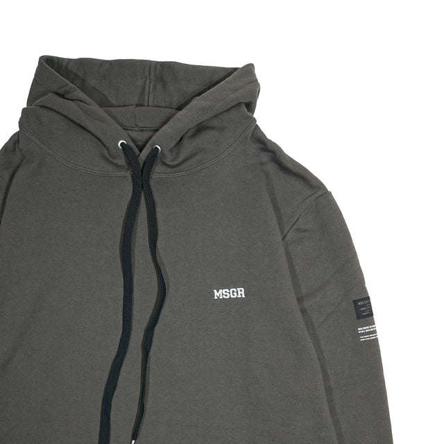 MSGR パーカー / EMBLOID 4CM LOGO STYLISH HOOD