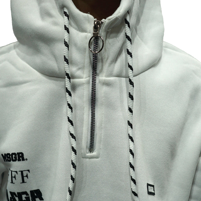 MSGR ジップパーカー / HALF ZIPPER PULL HOODIE