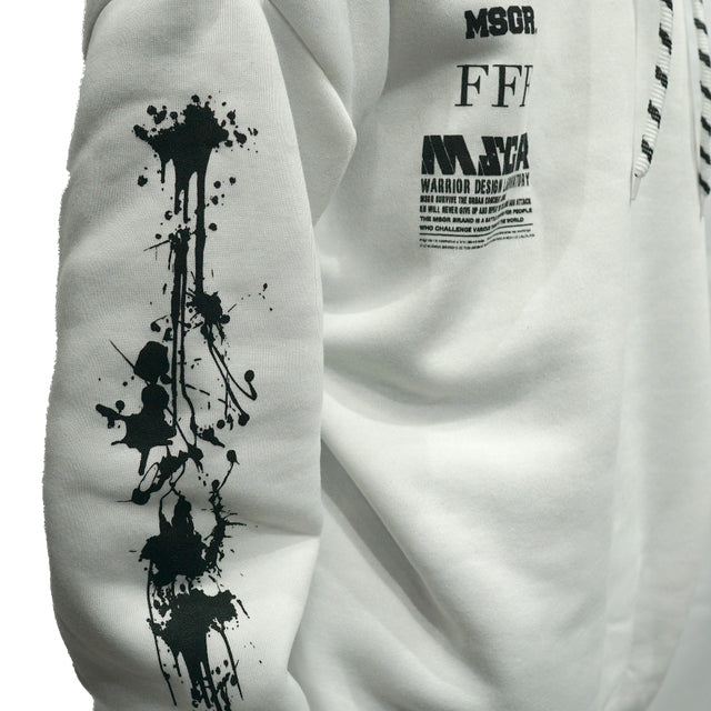 MSGR ジップパーカー / HALF ZIPPER PULL HOODIE