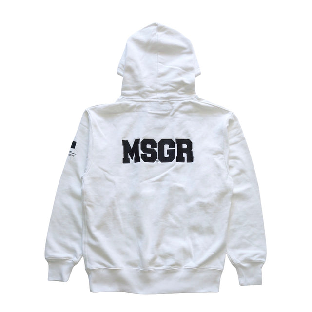 MSGR パーカー / BLOCK LOGO 4+28 EMBLOID HEAVYWEIGHT PULL HOOD