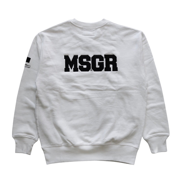 MSGR トレーナー / BLOCK LOGO 4+28 EMBLOID HEAVYWEIGHT CREW