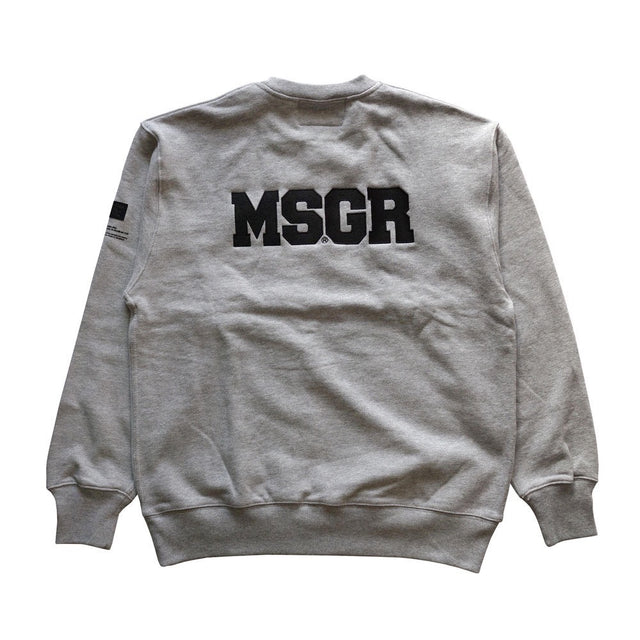 MSGR トレーナー / BLOCK LOGO 4+28 EMBLOID HEAVYWEIGHT CREW