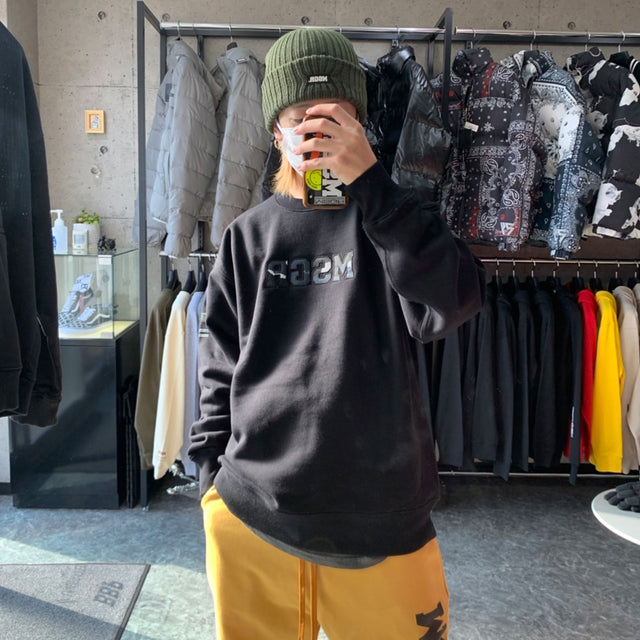 MSGR トレーナー / URBAN MG CAMO EMBLOID HEAVYWEIGHT CREW