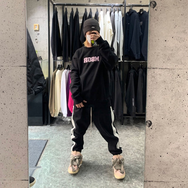 MSGR トレーナー / BLOCK LOGO 18 EMBLOID HEAVYWEIGHT CREW