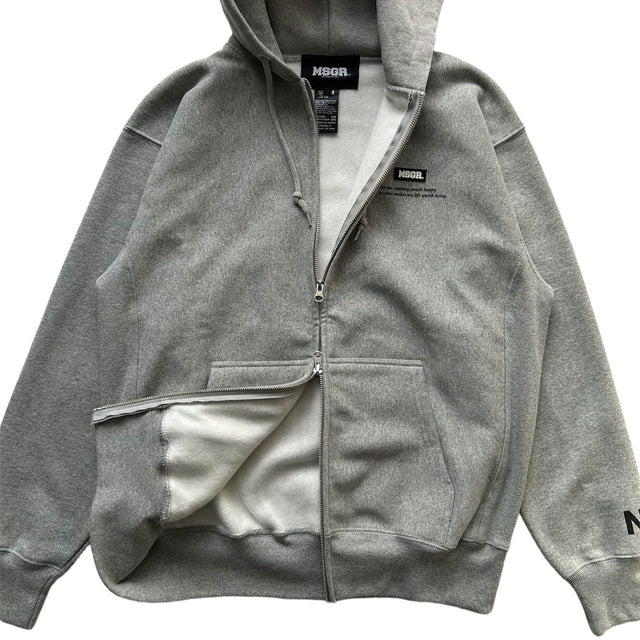 MSGR ジップパーカー / MFB 12oz HEAVY WEIGHT ZIP HOOD